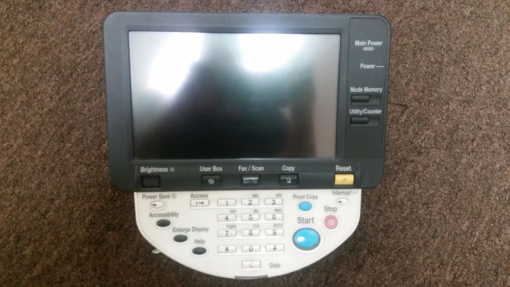 Control panel assy Bizhub 361 / 421